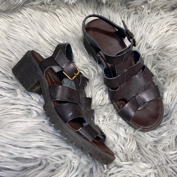 Joe Boxer Shoes - Brown sandal chunky strappy